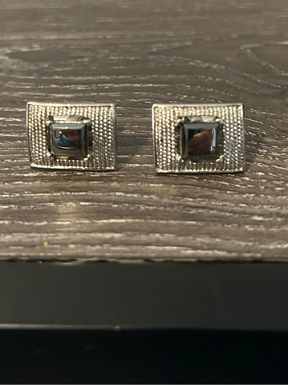 Vintage Hematite cufflinks